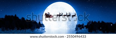 Similar – Image, Stock Photo The full moon has risen.