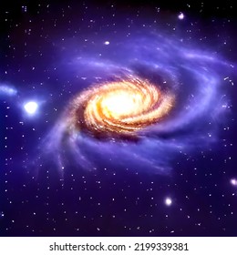 Night Sky Nebular Galaxy Background Stock Illustration 2199339381