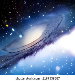Night Sky Nebular Galaxy Background Stock Illustration 2199339387