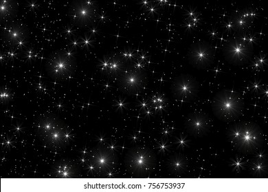 Night sky with stars.