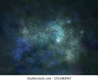 Night Sky With Stars As Background. Universe