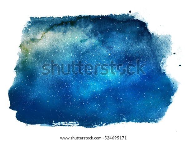 Night Sky Stars Isolated On White Stock Illustration 524695171