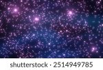 Night sky universe with glow starry sparkling beautiful colors on background.