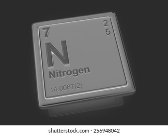 Nitrogen. Chemical Element. 3d