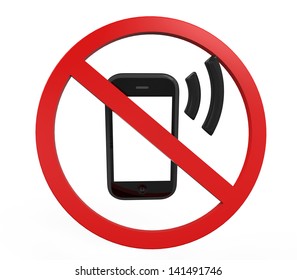 No Cell Phone Sign