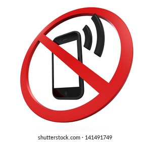 No Cell Phone Sign