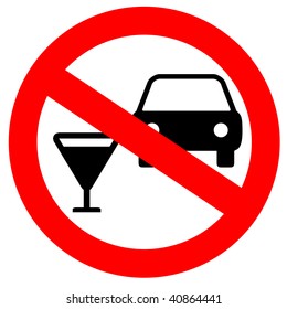 No Drink And Drive Sign