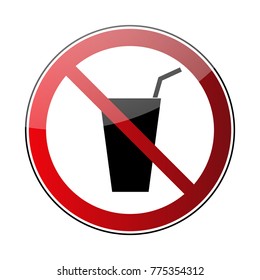 Do Not Drink Icon No Drink Stock Illustration 359976503