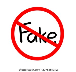 1,303 No fake sign Images, Stock Photos & Vectors | Shutterstock