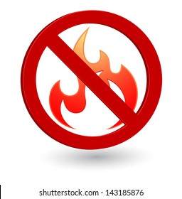 No Fire - Sign