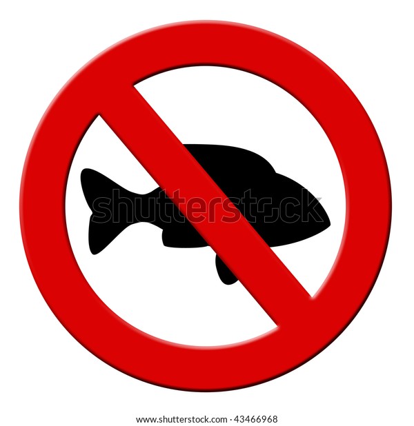 No Fishing Allowed Sign Stock Illustration 43466968