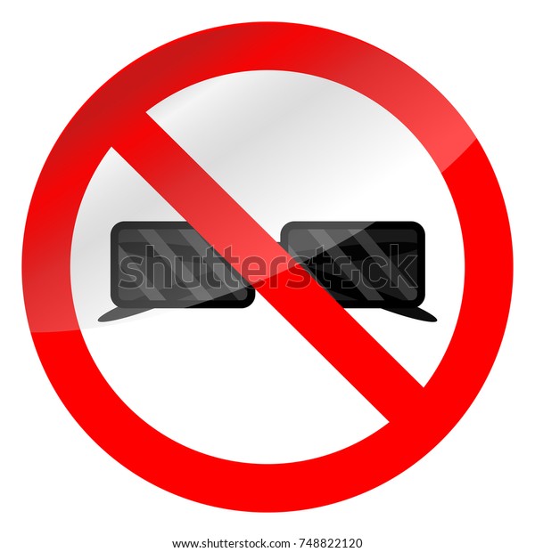 No Glasses Symbol No Spectacles Sign Stock Illustration 748822120 9324