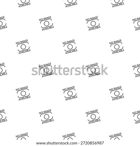 No image available seamless pattern isolated on white background