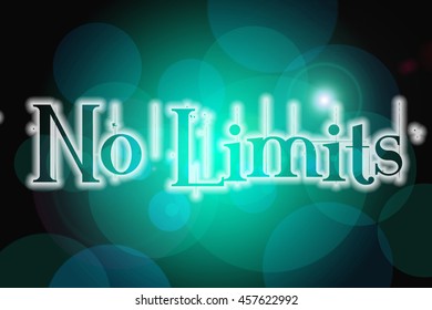 No Limits Text On Background Stock Illustration 457622992 