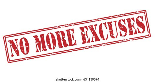 143 No excuses icon Images, Stock Photos & Vectors | Shutterstock