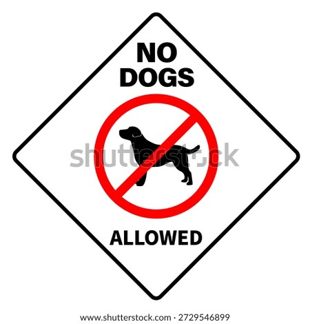 No Pets Allowed Except Service Animals Sign