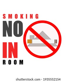 No Smoking Inside Room White Background Stock Illustration 1935552154 ...