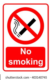 No Smoking Sign