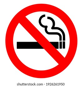 No Smoking Symbol Or Sign