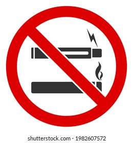 No Smoking No Vaping Icon Illustration Stock Illustration 1982607572 ...