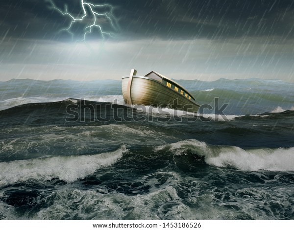 Noah Ark Bible Story Stock Illustration 1453186526 | Shutterstock