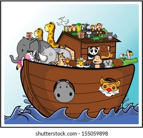 302 Cute Noahs Ark Images, Stock Photos & Vectors 