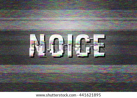 Noice Glitch Background