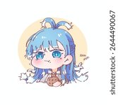 nom nom eating choco cookies