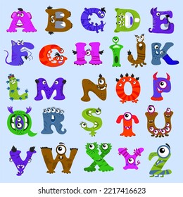 Normal Alphabet Icon Set Design