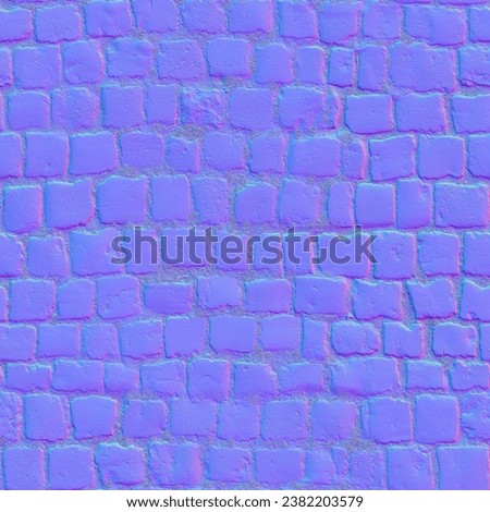 Normal map Paving Stones texture, normal mapping Paving