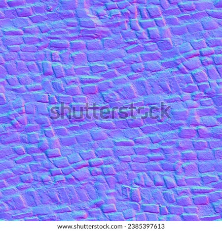 Normal map Paving Stones texture, normal mapping Paving