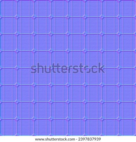 Normal map Solar Panel texture, normal mapping