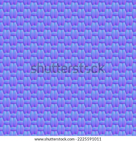 Normal map texture Knot, normal texture mapping