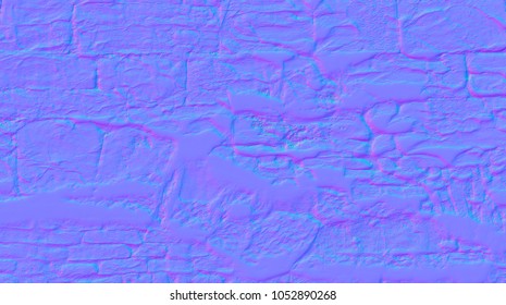 Normal Map Of A Wall