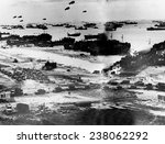 NORMANDY beaches on D-Day