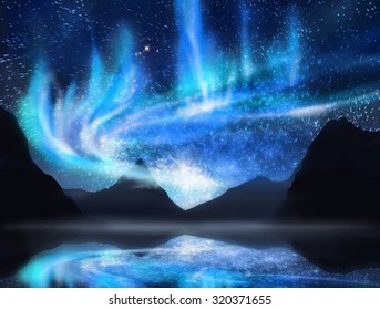 northern lights ,aurora borealis
