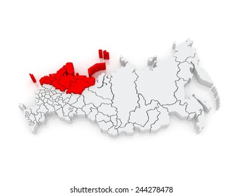 Northwestern Federal District. Russian Federation. Russia