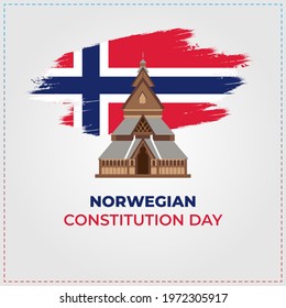 Norwegian Constitution Day. Abstract Background