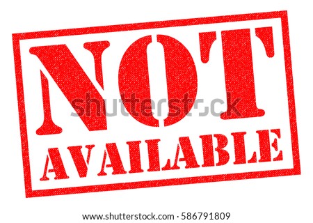 NOT AVAILABLE Red Rubber Stamp Over Stock Illustration 586791809