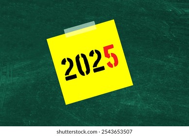 A note indicating the start of 2025