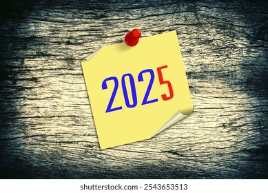 A note indicating the start of 2025
