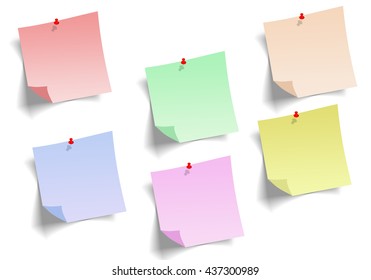 1,207 Thumb tack sticky note Images, Stock Photos & Vectors | Shutterstock