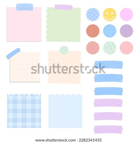 Note paper. Sticker note. Sticker.
