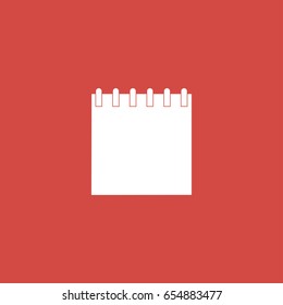 note  book icon  sign design  red background