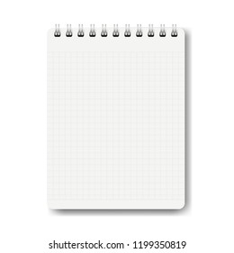 Notebook Isolated White Background Stock Illustration 1199350819