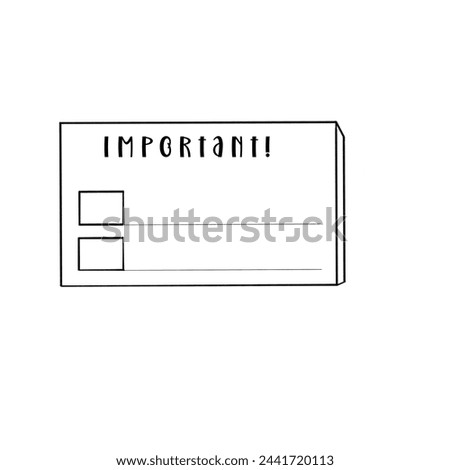 notepaper important list icon vector information cartoon blank