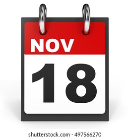 November 18 Calendar On White Background Stock Illustration 497566270 November 18 Calendar On White Background Stock Illustration 497566270