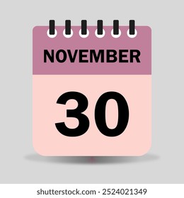 November 30 Calendar Stunning Design | High-Quality Stock Images - Powered by Shutterstock