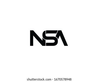 Nsa Original Monogram Logo Design