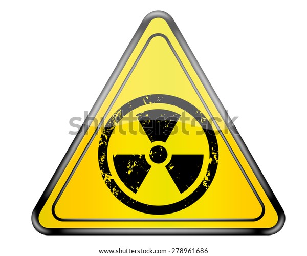 Nuclear Danger Sign Stock Illustration 278961686 | Shutterstock